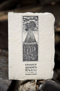 Images Beneath Music letterpress invitation