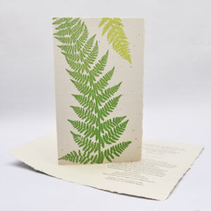 bracken letterpress wedding invitation